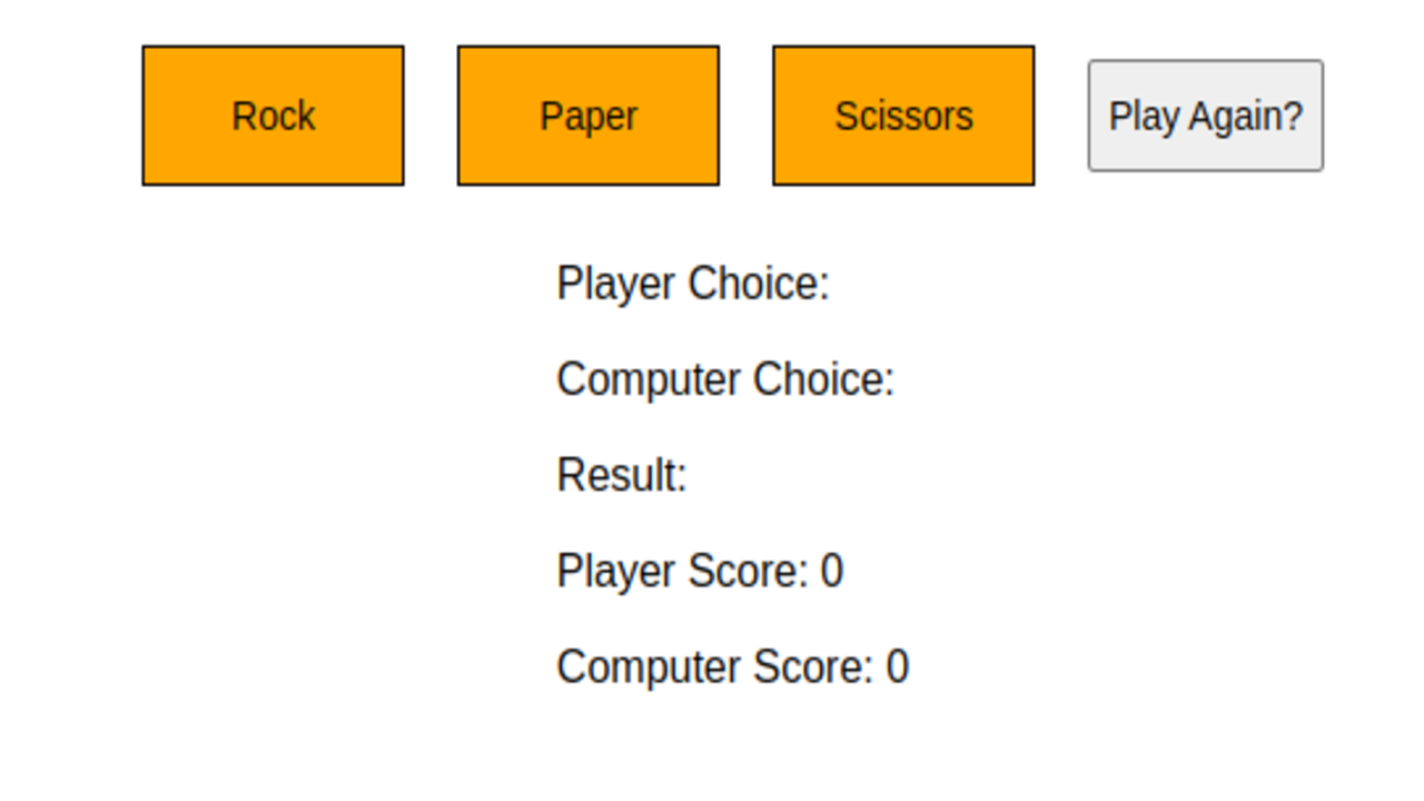 Project: Rock-Paper-Scissors