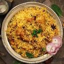 An image of chicken biryani.